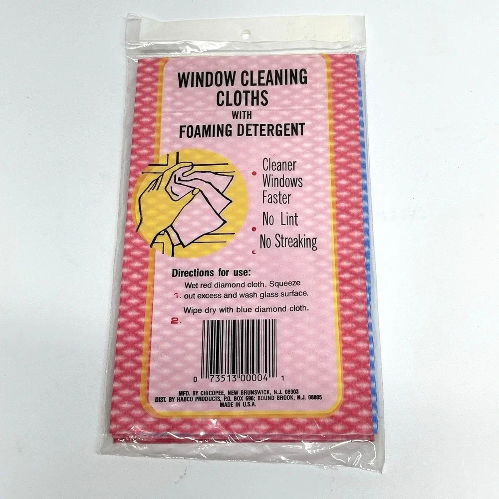 Vintage Miracloth Reusable Cloths Window Cleaning Towels 3 Pack New Old Stock